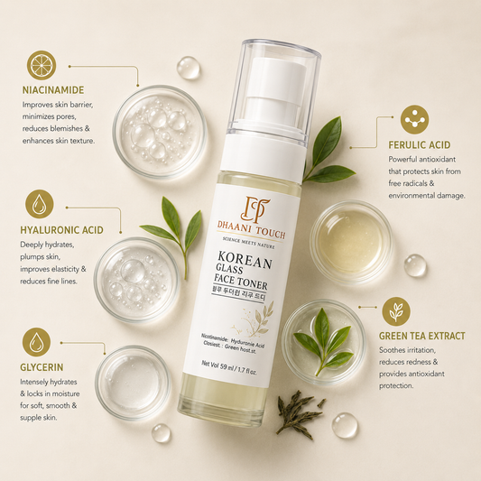 Dhaani Touch Glass Skin Toner – Korean Skincare for Indian Skin