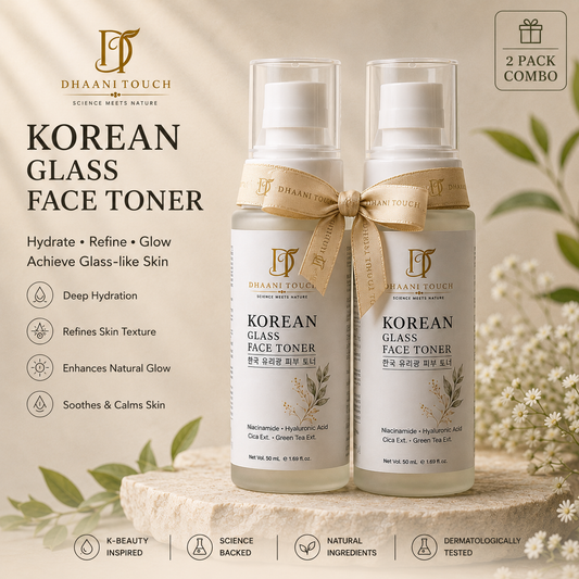 Dhaani Touch Korean Glass Skin Toner Combo
