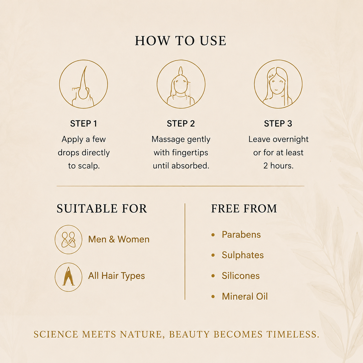 Dhaani Touch Hair Growth Serum – Reduces Hair Thinning and Promotes Regrowth