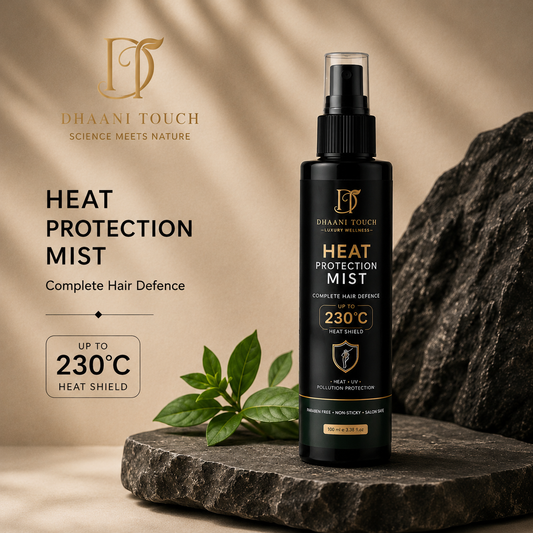 Dhaani Touch Heat Protection Mist – 230°C Hair Shield Spray for All Hair Types
