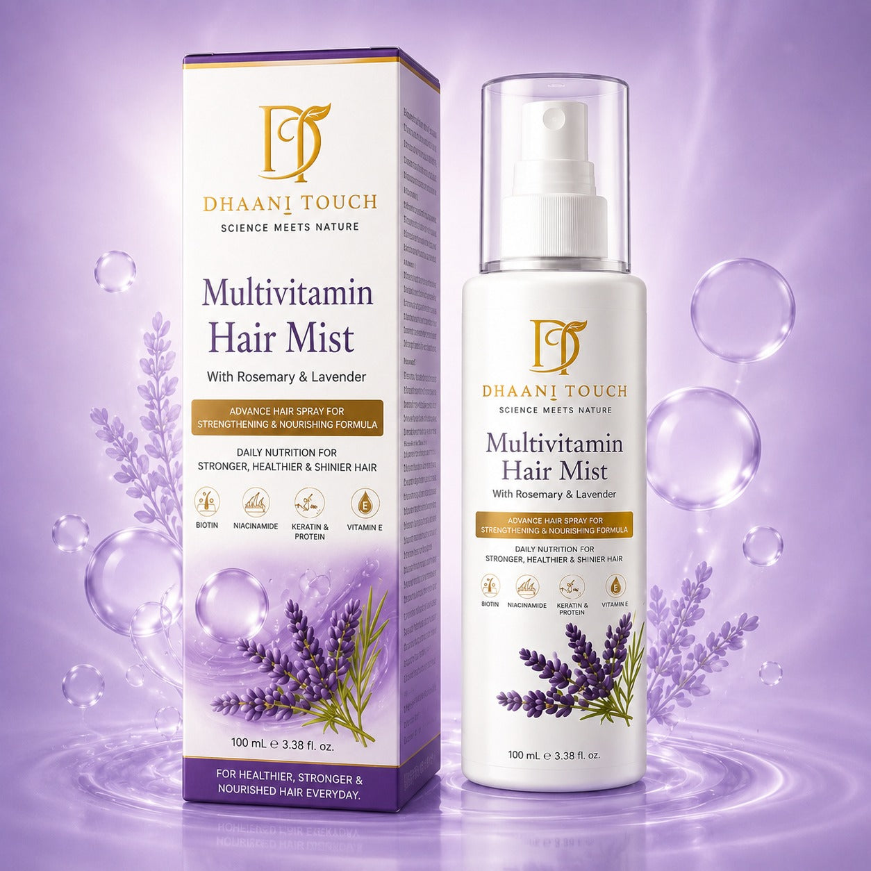 Dhaani Touch Multivitamin Hair Spray
